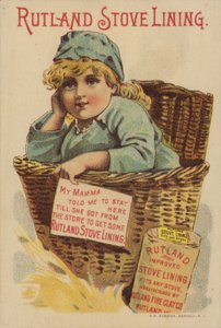Mädchen sitzt im Korb