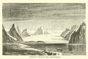 Gletscher, English Bay, Spitzbergen von American School