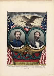 Großes Banner der radikalen Demokratie, 1864 von American School