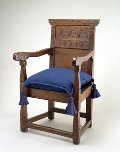 Großer Stuhl, Essex County, Massachusetts, 1640-85 von American School