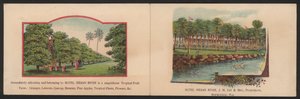 Hotel-Handelskarte (farbige Gravur) von American School