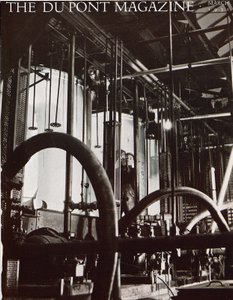 Industrieanlage, Titelseite des DuPont Magazins, März 1931 von American School