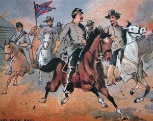 John Hunt Morgan (1825-64) und sein Überfall durch Kentucky