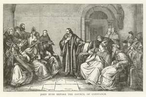 Johannes Hus vor dem Konzil von Konstanz von American School