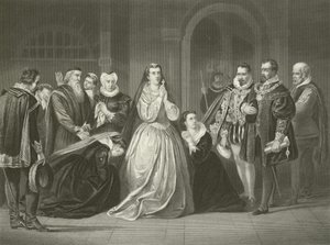 Letzte Momente von Maria Stuart, Königin von Schottland, 1587 von American School