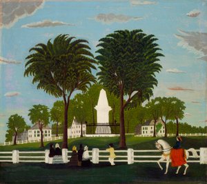 Lexington-Schlachtdenkmal, ca. 1830 von American School