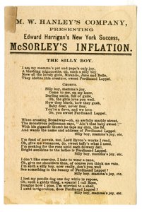 M.W. Hanleys Col präsentiert Edward Harrigans neuesten N.Y. Erfolg, McSorleys Inflation von American School