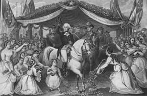 Generalmajor George B. McClellan, veröffentlicht 1861 von American School