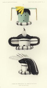 Maske von Yamuhakto und Maske von Hututu von American School
