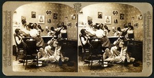 McCarthys Wake (Teil 3), 1899 (Stereograph)