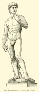 Michelangelos David (Gravur)