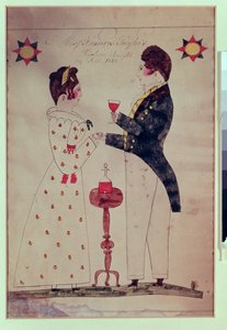 Miss Francis Taylor und Verlobter, 1831