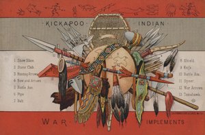 Kriegsgeräte der Ureinwohner Amerikas von American School