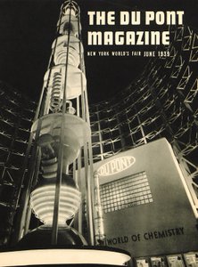 New York Weltausstellung, Titelseite des DuPont Magazins, Juni 1939 von American School