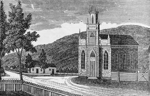 Nordostansicht der Bischofskirche, Kent, aus 