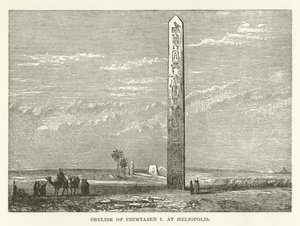 Obelisk von Usurtasen I. in Heliopolis von American School