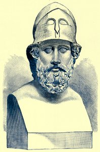 Perikles, Illustration aus Geschichte Griechenlands von Victor Duruy, veröffentlicht 1890 von American School