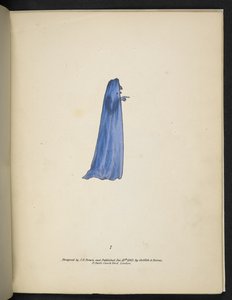 Tafel 7. Ein Geist in Blau. Spectropia; oder, Überraschende spektrale Illusionen, die überall Geister zeigen, und in jeder Farbe, etc. ser. 1. J.H. Brown 1864