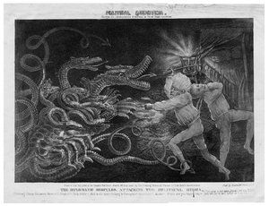 Politischer Quixotismus, ca. 1833