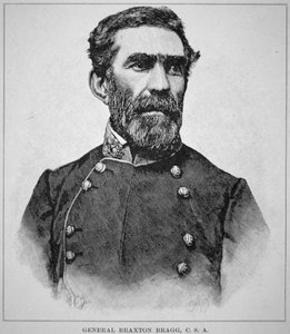 Porträt von General Braxton Bragg (1817-76)