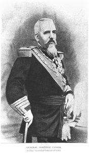 Porträt von General Martinez Campos (1831-1900) aus The Story of Cuba von Murat Halstead, veröffentlicht 1898 von American School