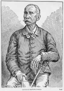 Porträt von General Maximo Gomez (1836-1905) aus The Story of Cuba von Murat Halstead, veröffentlicht 1898
