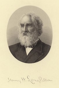 Porträt von Henry Wadsworth Longfellow von American School