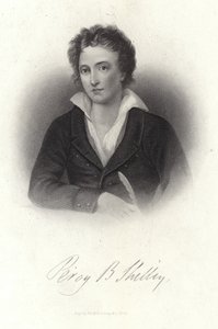 Porträt von Percy Bysshe Shelley