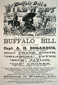 Plakat für Buffalo Bills (1846-1917) Wild West Show von American School