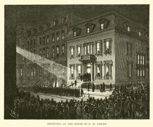 Empfang im Haus von G W Childs von American School
