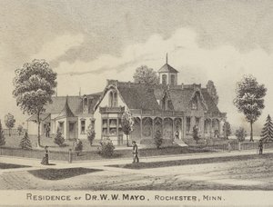 Residenz von Dr. W. W. Mayo, Rochester, Minnesota, USA von American School