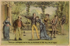 Roland Reed in Humbug von American School