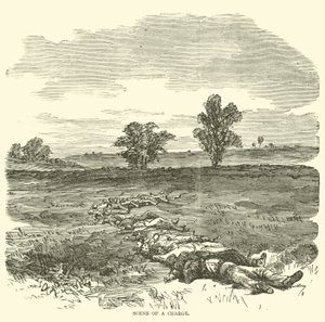 Szene eines Angriffs, September 1862 von American School