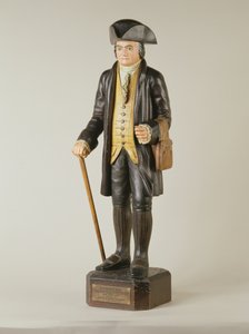 Skulptur von Diedrich Knickerbocker, die in der Knickerbocker Hall in New York City stand, um 1850-67 von American School