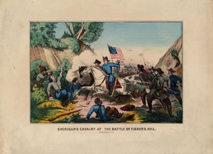 Sheridans Kavallerie in der Schlacht von Fishers Hill (Shenandoah Valley)