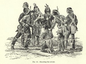 Schießen des Migis von American School