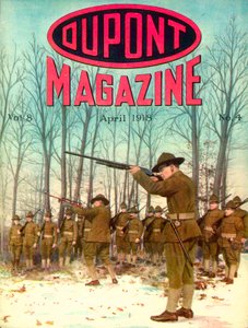 Soldaten, Titelseite des DuPont Magazins, April 1918