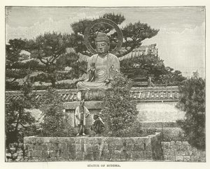 Statue von Buddha von American School