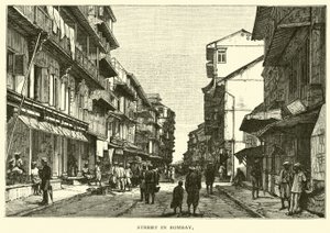 Straße in Bombay