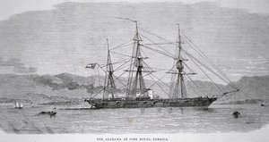 Die Alabama in Port Royal, Jamaika