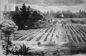Der Friedhof im Kriegsgefangenenlager von Andersonville