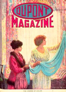 Der Charme der Farbe, Titelseite des DuPont Magazins, September 1918