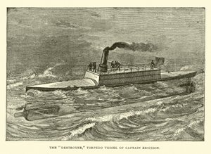 Der Zerstörer, Torpedoboot von Kapitän Ericsson von American School