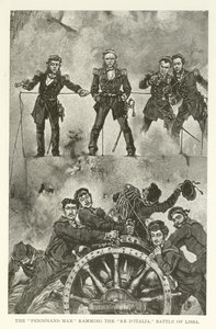 Die Ferdinand Max rammt die Re d