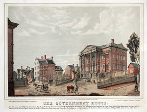 Das Regierungsgebäude, veröffentlicht 1847 von American School