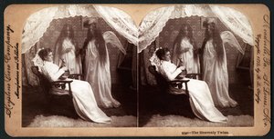 Die himmlischen Zwillinge, 1899 (Stereograph)
