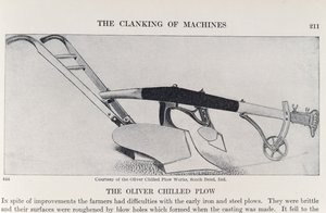Der Oliver Chilled Plow, aus The Pageant of America, Bd.3, von Ralph Henry Gabriel, 1926 von American School