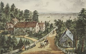 Das Heim des westlichen Bauern