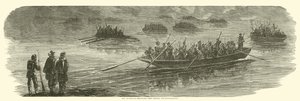 Der Vormarsch von Sedgwicks Korps über den Rappahannock, April 1863 von American School