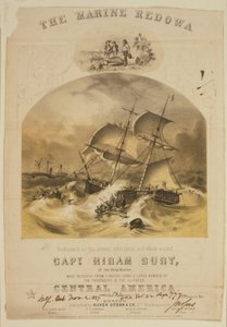 Die Brigg Marine rettet Passagiere in Rettungsbooten vom Dampfer SS Central America nach einem Hurrikan vor den Carolinas im September 1857. Über 550 ertranken und 30.000 Pfund (14.000 kg) kalifornisches Gold gingen verloren.